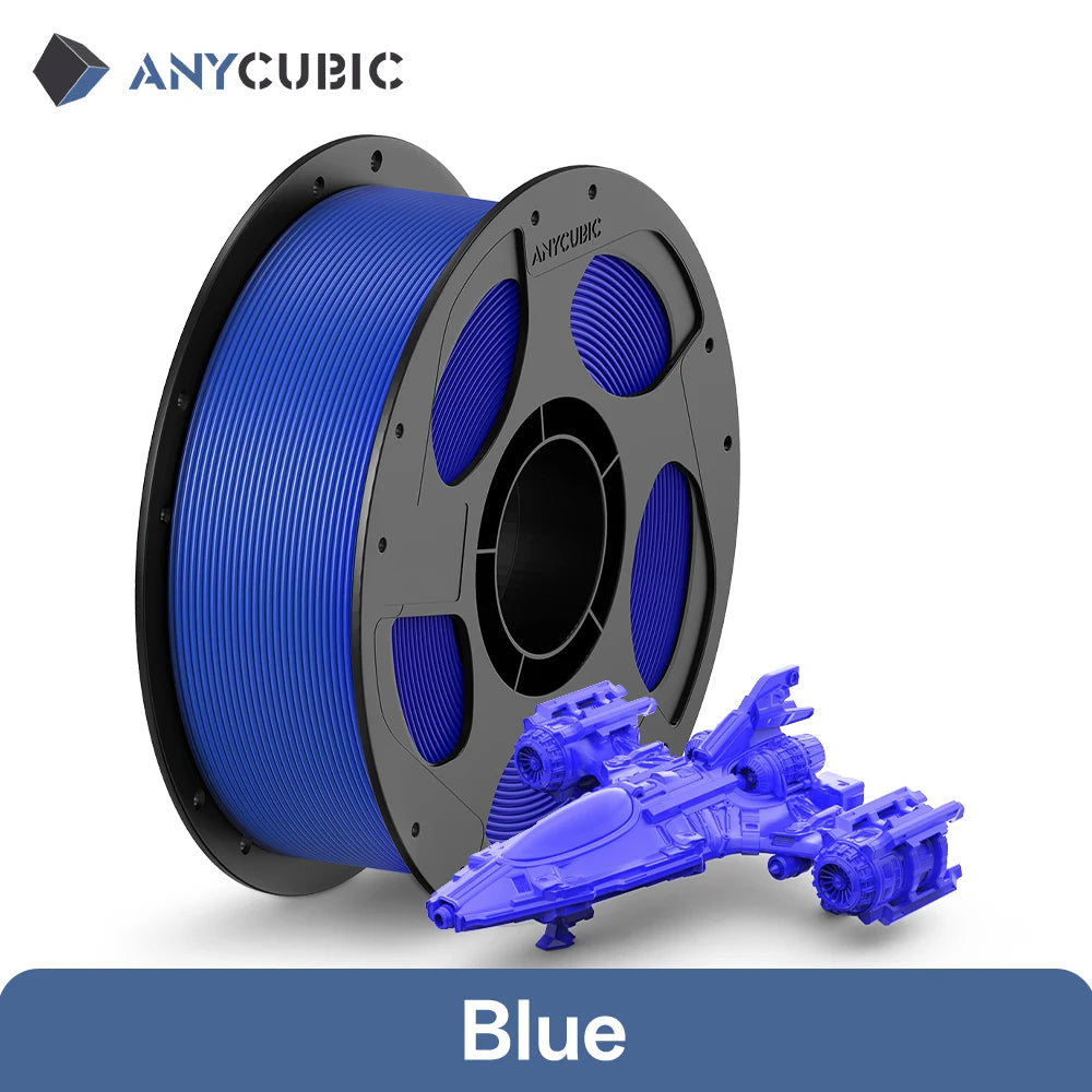 ANYCUBIC Filament PETG 3D Printer Filament 1kg/Roll Multicolor 1.75mm Plastic 3D Printing For Kobra 3 Combo S1C for 3D Printer