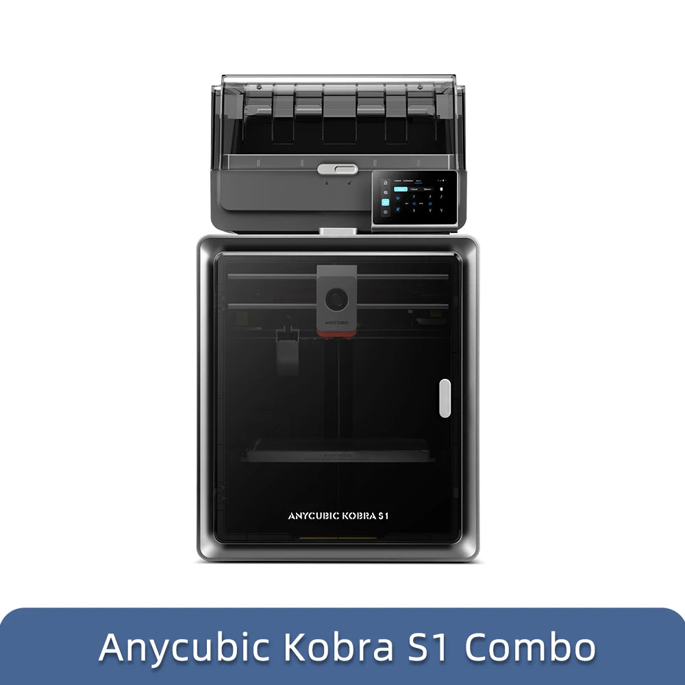 Anycubic Kobra S1 Combo Multi-Color 3D Printer Max Speed 600mm/s Core XY Stable Structure High Precision 3D Printer