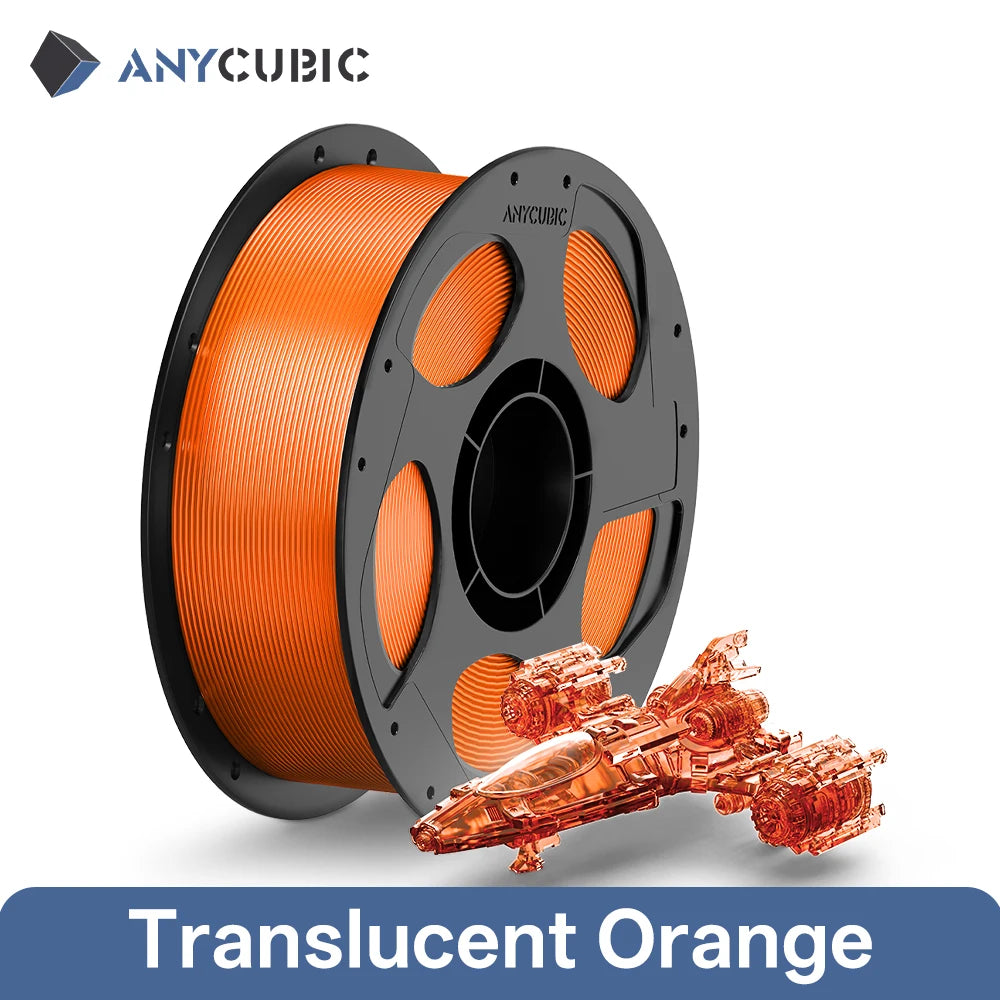 ANYCUBIC Filament PETG 3D Printer Filament 1kg/Roll Multicolor 1.75mm Plastic 3D Printing For Kobra 3 Combo S1C for 3D Printer