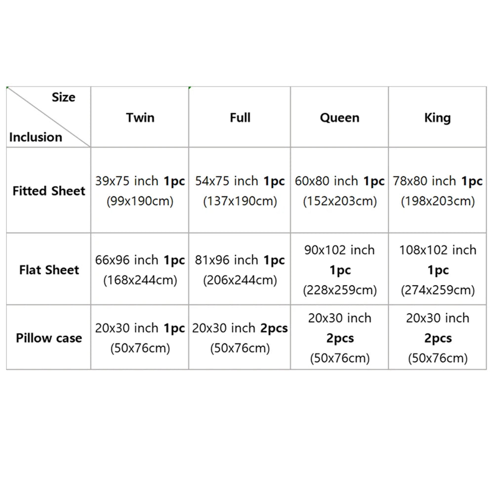 Summer Luxury Satin Silk-like Bed Sheet Set (Flat Sheet/Fitted Sheet + Pillowcase) Solid Color Mattress Cover Twin Full Queen