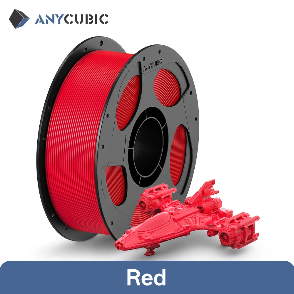 ANYCUBIC Filament PETG 3D Printer Filament 1kg/Roll Multicolor 1.75mm Plastic 3D Printing For Kobra 3 Combo S1C for 3D Printer