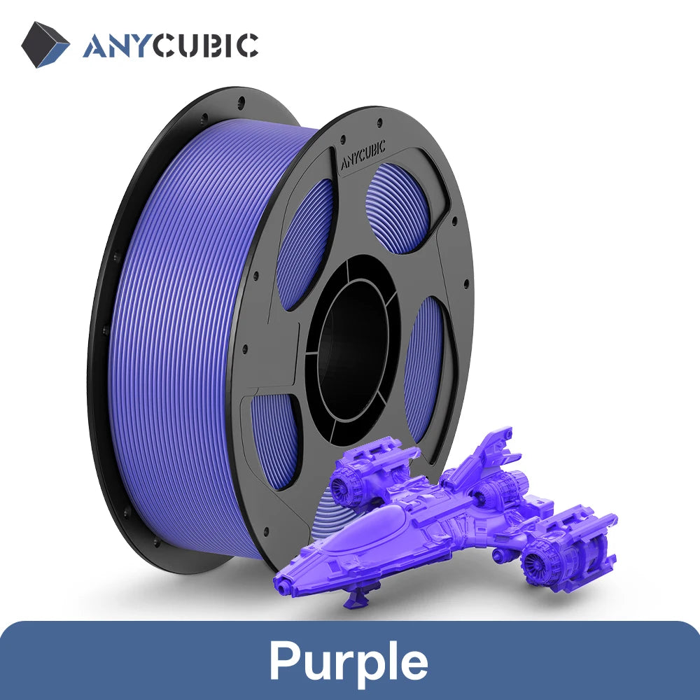 ANYCUBIC Filament PETG 3D Printer Filament 1kg/Roll Multicolor 1.75mm Plastic 3D Printing For Kobra 3 Combo S1C for 3D Printer