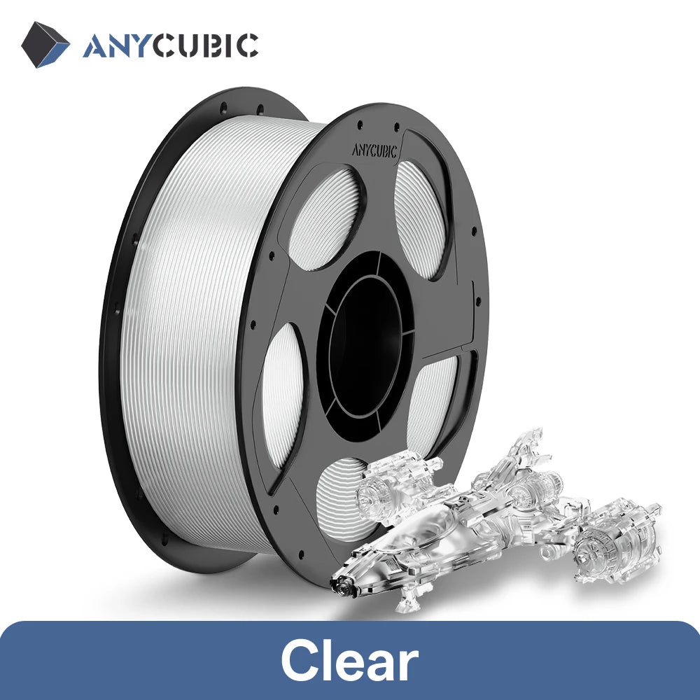 ANYCUBIC Filament PETG 3D Printer Filament 1kg/Roll Multicolor 1.75mm Plastic 3D Printing For Kobra 3 Combo S1C for 3D Printer