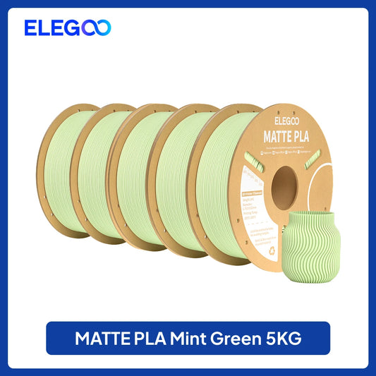 ELEGOO Matte Filament PLA 1KG for FDM 3D Printer PLA Elegoo 3D Printer Filament Dimensional Accuracy +/- 0.02mm