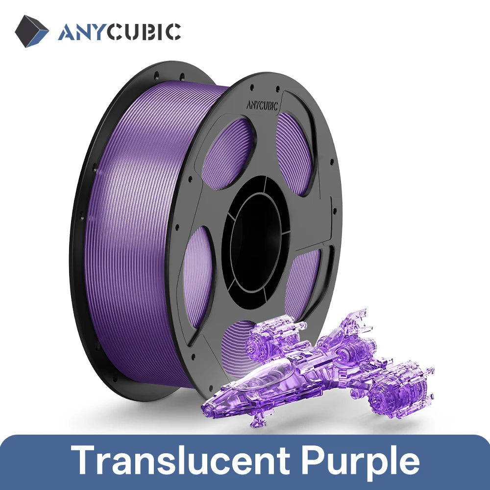 ANYCUBIC Filament PETG 3D Printer Filament 1kg/Roll Multicolor 1.75mm Plastic 3D Printing For Kobra 3 Combo S1C for 3D Printer