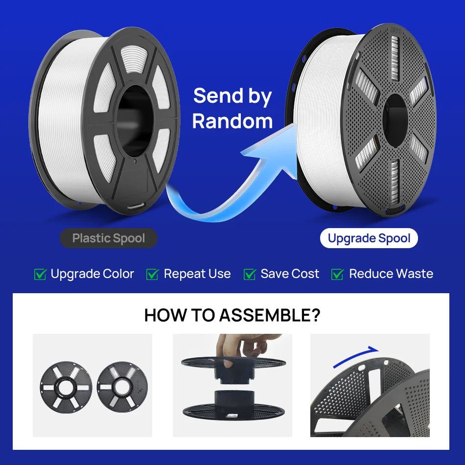 JAYO 5.5KG 3D PETG/PLA/PLA PLUS Printer Filament 1.75mm 100% No Bubble non-toxic 3D Printing Materials for 3D Printer & 3D Pen