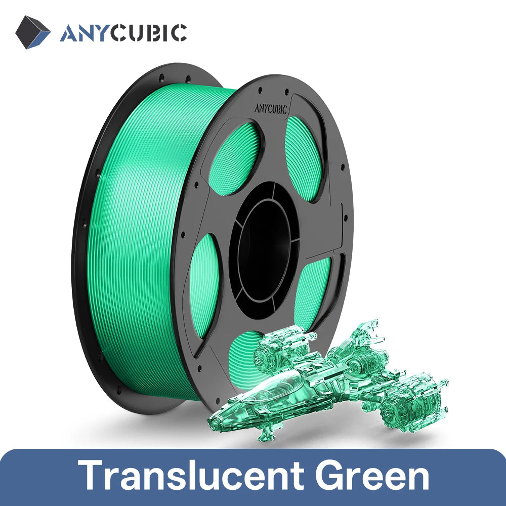 ANYCUBIC Filament PETG 3D Printer Filament 1kg/Roll Multicolor 1.75mm Plastic 3D Printing For Kobra 3 Combo S1C for 3D Printer