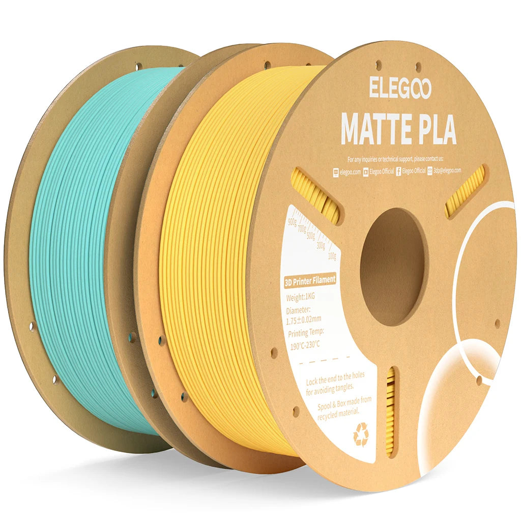 ELEGOO Matte Filament PLA 1KG for FDM 3D Printer PLA Elegoo 3D Printer Filament Dimensional Accuracy +/- 0.02mm