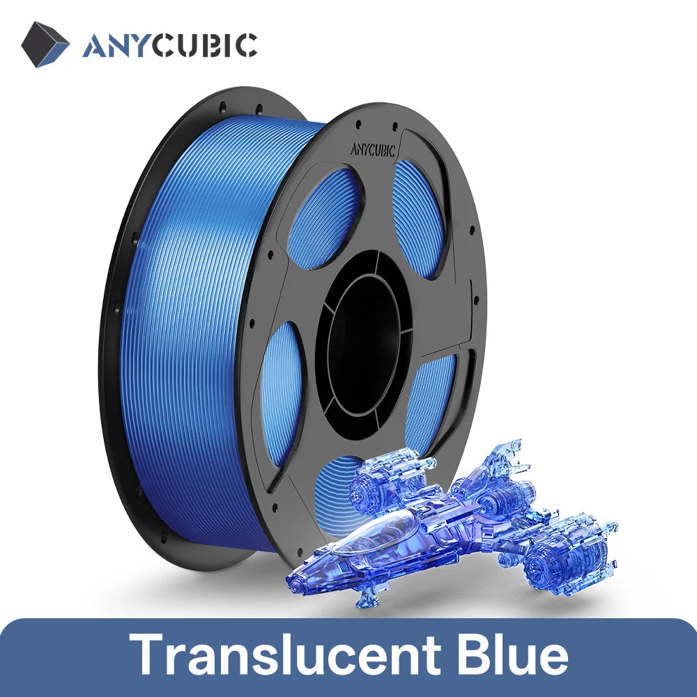 ANYCUBIC Filament PETG 3D Printer Filament 1kg/Roll Multicolor 1.75mm Plastic 3D Printing For Kobra 3 Combo S1C for 3D Printer
