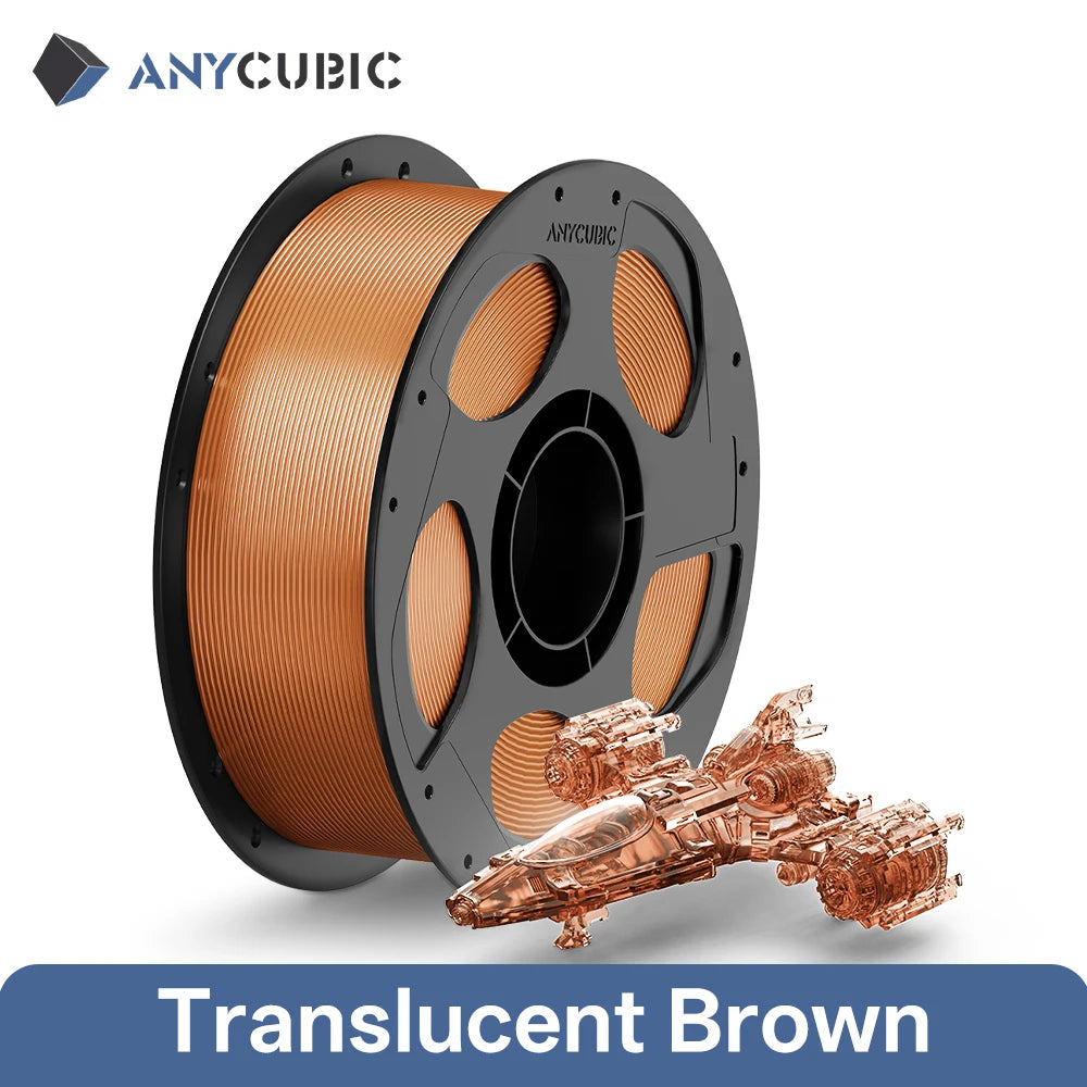 ANYCUBIC Filament PETG 3D Printer Filament 1kg/Roll Multicolor 1.75mm Plastic 3D Printing For Kobra 3 Combo S1C for 3D Printer